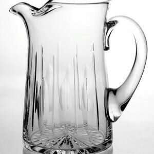 Reed & Barton Soho Crystal Bar Pitcher with Ice Guard - 28 oz